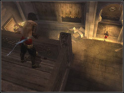 You will see Farah down below - The Upper City - Walkthrough - Prince of Persia: The Two Thrones - Game Guide and Walkthrough