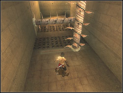 Go straight ahead and turn left behind the corridor bend - The Canal - Walkthrough - Prince of Persia: The Two Thrones - Game Guide and Walkthrough