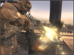 You will change into the Dark Prince after a while - The Promenade - Walkthrough - Prince of Persia: The Two Thrones - Game Guide and Walkthrough