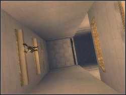 Reach the next brink, climb the floor and run across by the disc (luckily it is shifting not so fast), come up to the wall straight ahead - The Palace Entrance - Walkthrough - Prince of Persia: The Two Thrones - Game Guide and Walkthrough