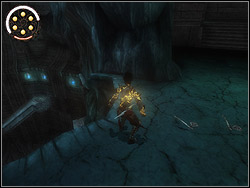 Enter the recess and break pots in order to replenish the energy - The Well of Ancestors - Walkthrough - Prince of Persia: The Two Thrones - Game Guide and Walkthrough