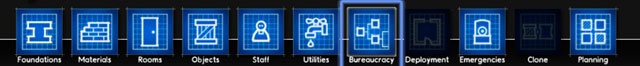 The bureaucracy menu can be found in the lower part of the interface (screen above) and becomes available only after you hire a Warden - Bureaucracy - Prison Architect - Alpha 11 - Game Guide and Walkthrough