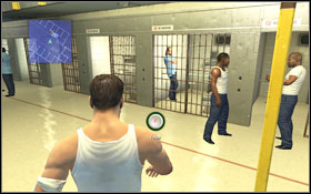 You will find him sitting on a bench just nearby #1 - Walkthrough - Chapter 1 - Walkthrough - Prison Break: The Conspiracy - Game Guide and Walkthrough