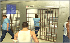 On your way you will come across one of the prisoners, who will tell you to go to the baths, where Abruzzi is waiting - Walkthrough - Chapter 1 - Walkthrough - Prison Break: The Conspiracy - Game Guide and Walkthrough