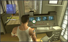 Go down the staircase and beat up the prisoner by the computer #1 - Walkthrough - Chapter 4 - Walkthrough - Prison Break: The Conspiracy - Game Guide and Walkthrough
