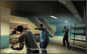 Once more climb up onto the pipe, which will lead you onto another platform - Walkthrough - Chapter 4 - Walkthrough - Prison Break: The Conspiracy - Game Guide and Walkthrough