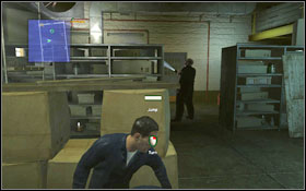 Take a peek inside through the door - after a while the guard will turn around and you'll be able to enter - Walkthrough - Chapter 5 - Walkthrough - Prison Break: The Conspiracy - Game Guide and Walkthrough