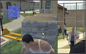 Sneak beneath the car and come out on its other side - Walkthrough - Chapter 7 - Walkthrough - Prison Break: The Conspiracy - Game Guide and Walkthrough