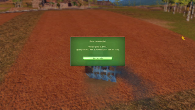 To buy a field, you simply need to accept your choice with a click. - The successive seasons - The Career Mode - Professional Farmer 2014 - Game Guide and Walkthrough