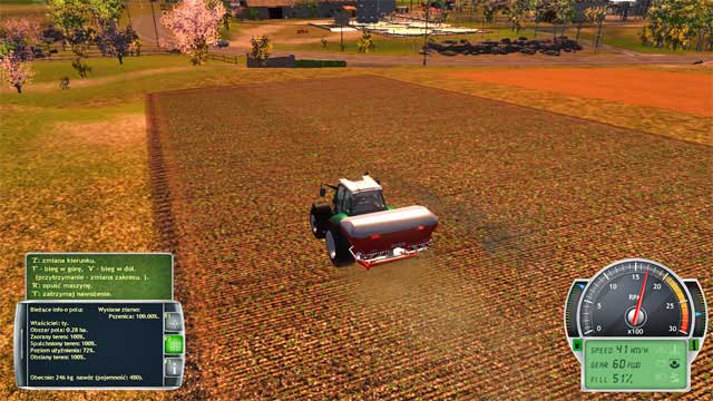 Fertilize the three fields that you own. - The successive seasons - The Career Mode - Professional Farmer 2014 - Game Guide and Walkthrough