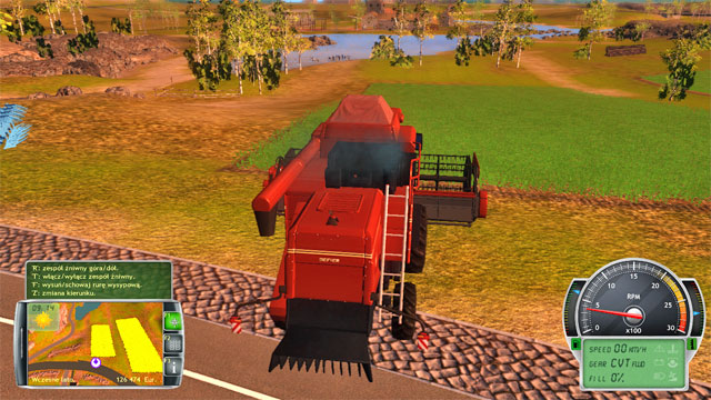 Prepare the harvester for the harvesting season by bringing it near the field. - The successive seasons - The Career Mode - Professional Farmer 2014 - Game Guide and Walkthrough