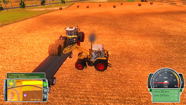 Loading the bales onto the trailer is really difficult. - Field works at a larger scale - Farm development - Professional Farmer 2014 - Game Guide and Walkthrough