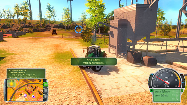 Warehouse is behind the silos. - Getting acquainted with the farm and first works - The Career Mode - Professional Farmer 2014 - Game Guide and Walkthrough