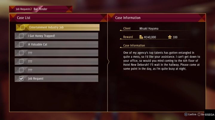 From time to time, you can participate in the so-called side cases - optional investigations that give a lot of money and offer a mini story (they work like side quests) - Starting tips | Judgment - Basics - Judgment Guide