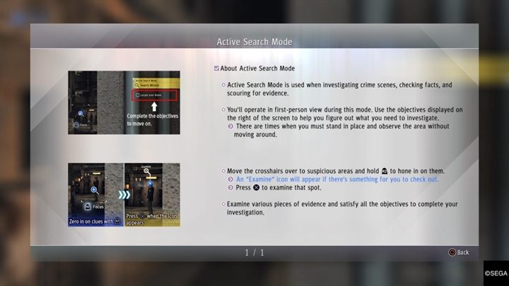During the game, you occasionally encounter a character with whom you can talk - Conversations and searching for evidence in Judgment - A detectives work - Judgment Guide