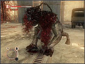 First of all, go to the abandoned military base and consume the mutant trapped in there - The First Monster | Walkthrough - Walkthrough - Prototype Game Guide & Walkthrough