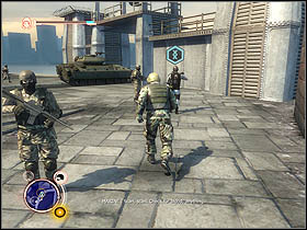 You start this mission near a military base - Open Conspiracy | Walkthrough - Walkthrough - Prototype Game Guide & Walkthrough