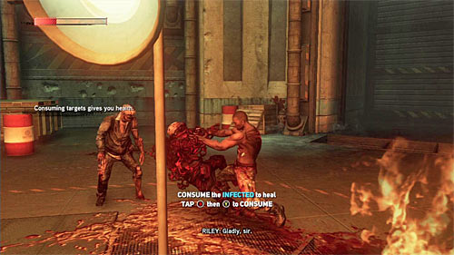 After new round of fights begins, consume several more enemies, to fully regenerate your health - [Main mission 2] Resurrection | Main missions - Main missions - Prototype 2 Game Guide