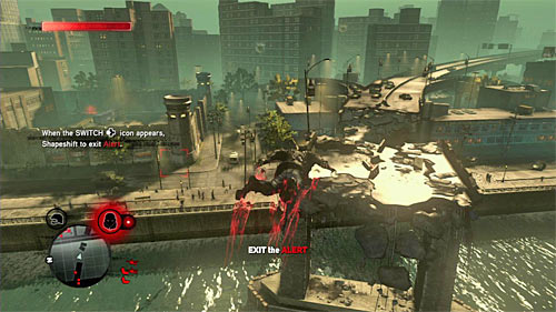 The end of this mission is an escape from a pursuit consisting mainly of two Blackwatch helicopters - [Main mission 3] The Strong Survive | Main missions - Main missions - Prototype 2 Game Guide