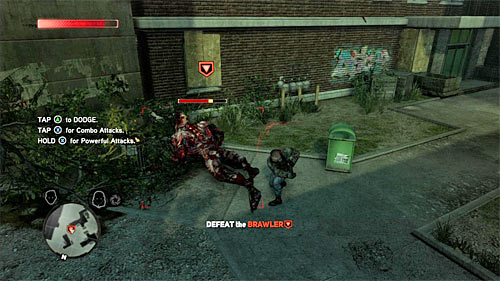 As I said before, after the fight begins, it is best to avoid beasts attacks by jumping over it - [Main mission 4] Operation Flytrap | Main missions - Main missions - Prototype 2 Game Guide