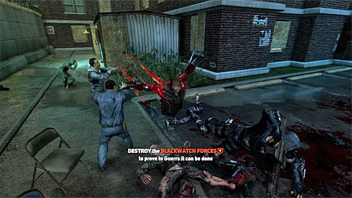 Start attacking the rest of Blackwatch soldiers - [Main mission 4] Operation Flytrap | Main missions - Main missions - Prototype 2 Game Guide