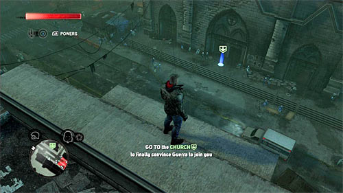 Losing the pursuit should be a mere formality, because youve probably eliminated all enemy troops present in this area (otherwise escape the battlefield hiding on rooftops and in narrow alleys) - [Main mission 4] Operation Flytrap | Main missions - Main missions - Prototype 2 Game Guide