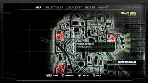 To start this mission go to location [191, 1132], and specifically to the shiny circle on the ground - [Main mission 9] Salvation | Main missions - Main missions - Prototype 2 Game Guide