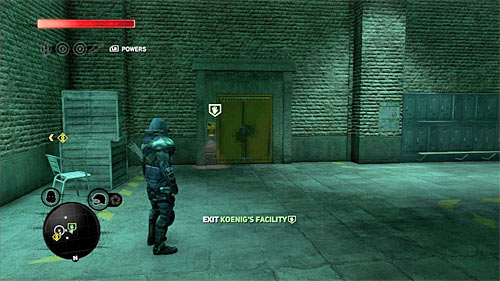 Go to the exit in location [318, 1484], remembering about avoiding the viral detector - [Main mission 10] The Mad Scientist | Main missions - Main missions - Prototype 2 Game Guide