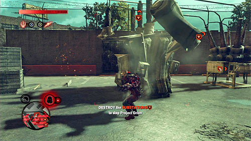 Start attacking all substations marked by the game - [Main mission 10] The Mad Scientist | Main missions - Main missions - Prototype 2 Game Guide