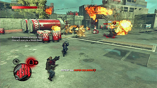 You can also rely on rocket or grenade launchers, but remember to keep some distant while using such weapons - [Main mission 10] The Mad Scientist | Main missions - Main missions - Prototype 2 Game Guide