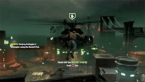 After the start of a fight with hostile helicopter, the game will unlock a new attack - [Main mission 16] The White Light | Main missions - Main missions - Prototype 2 Game Guide