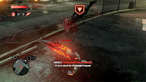 Look for an opportunity to perform quick attacks with claws or tendrils - [Main mission 16] The White Light | Main missions - Main missions - Prototype 2 Game Guide