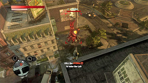 During the fight with hydra I suggest acting in a disguise as a scientist or a soldier (at least at the beginning), so you do not have to worry about Blackwatch squads for now - [Main mission 17] A Nest of Vipers | Main missions - Main missions - Prototype 2 Game Guide