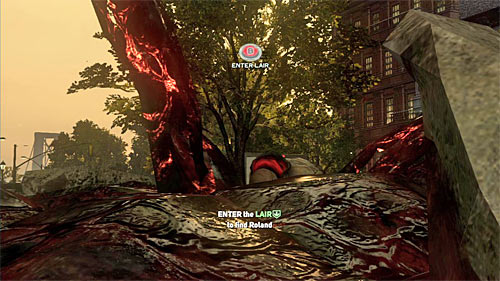 Do not wait for the rights to end, but right away go to the lair entrance in location [874, 1163] - [Main mission 17] A Nest of Vipers | Main missions - Main missions - Prototype 2 Game Guide