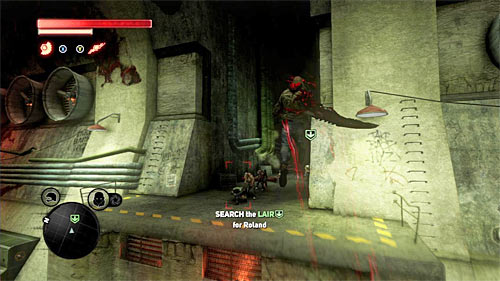 Your current target is location [900, 1173], east from the start point and you can go there right away, because elimination of the local infected is optional - [Main mission 17] A Nest of Vipers | Main missions - Main missions - Prototype 2 Game Guide