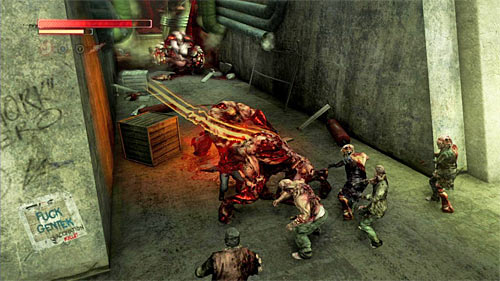 After starting the fight with Juggernaut, I suggest returning to the previous part of the lair, because youll have more space there - [Main mission 17] A Nest of Vipers | Main missions - Main missions - Prototype 2 Game Guide