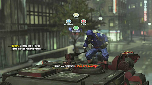 There are five tanks in total, moving around in the area and they are always visible on your map - [Main mission 18] Taking the Castle | Main missions - Main missions - Prototype 2 Game Guide