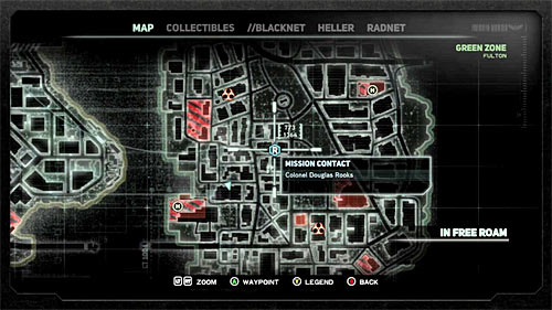 In order to start this mission, you have to get to location [773, 1364], specifically to the shiny circle on the ground - [Main mission 19] A Maze of Blood | Main missions - Main missions - Prototype 2 Game Guide