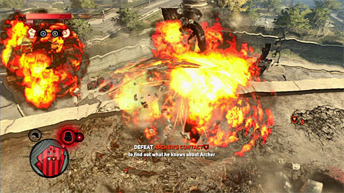 Another interesting option is to use the Devastator attacks, especially that thanks to soldier running around the area, you can easily regenerate bio-mass bar - [Main mission 19] A Maze of Blood | Main missions - Main missions - Prototype 2 Game Guide