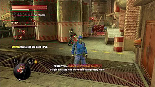 After sending a bio-bomb, just walk away and wait for the explosion (screen above) - [Main mission 20] Alpha Wolf | Main missions - Main missions - Prototype 2 Game Guide