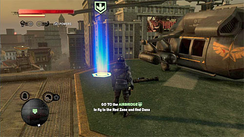 The only thing left is to approach the new shiny circle in location [922, 1274], next to the place where youve consumed the pilot - [Main mission 22] The Descent | Main missions - Main missions - Prototype 2 Game Guide