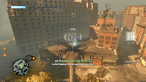 Quickly start ascending (right trigger), so you wont get damaged by goliaths attacks - [Main mission 23] Predator and Prey | Main missions - Main missions - Prototype 2 Game Guide