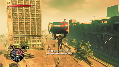 You can now return to the incinerator, to location [394, 309] - [Main mission 24] Burned from Memory | Main missions - Main missions - Prototype 2 Game Guide