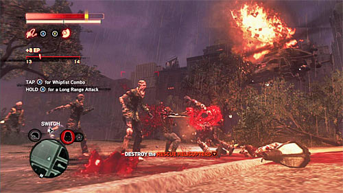 Now you can take care of two new helicopters - [Main mission 25] Last Resort | Main missions - Main missions - Prototype 2 Game Guide