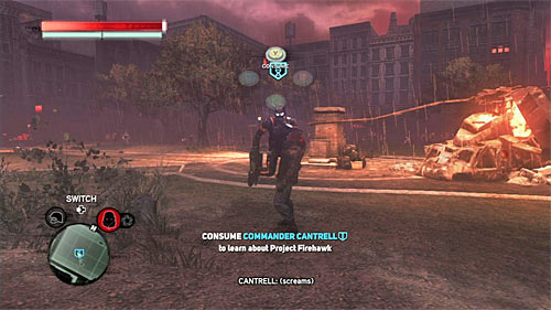 After you pull commander to you, make sure to consume him (Y button) - [Main mission 25] Last Resort | Main missions - Main missions - Prototype 2 Game Guide