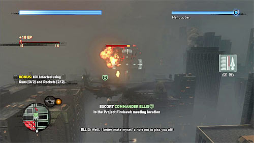 Notice, that you have now opportunity to complete the bonus objective and it is very easy - [Main mission 26] Fly in the Ointment | Main missions - Main missions - Prototype 2 Game Guide