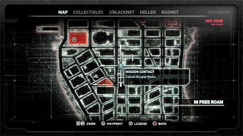 In order to start this mission, you have to get to location [565, 377], specifically to the shiny circle on the ground near the buildings entrance - [Main mission 27] Divine Intervention | Main missions - Main missions - Prototype 2 Game Guide