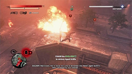 When you regain control over Heller, IGNORE all other evolved opponents and follow the one, who has kidnapped agent Griffin - [Main mission 27] Divine Intervention | Main missions - Main missions - Prototype 2 Game Guide