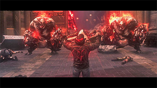 Keep attacking the gate with hammerfist until the game will display a new cut-scene, informing you that youre now in the control of two juggernauts - [Main mission 30] A Labor of Love | Main missions - Main missions - Prototype 2 Game Guide