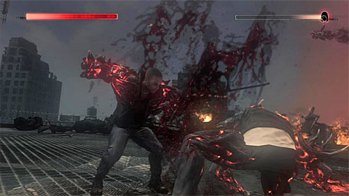 Keep attacking Mercer until his energy bar is almost empty - [Main mission 31] Murder Your Maker | Main missions - Main missions - Prototype 2 Game Guide